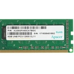 Модуль памяти Apacer DDR3 DIMM 8GB (PC3-12800) 1600MHz AU08GFA60CATBGC