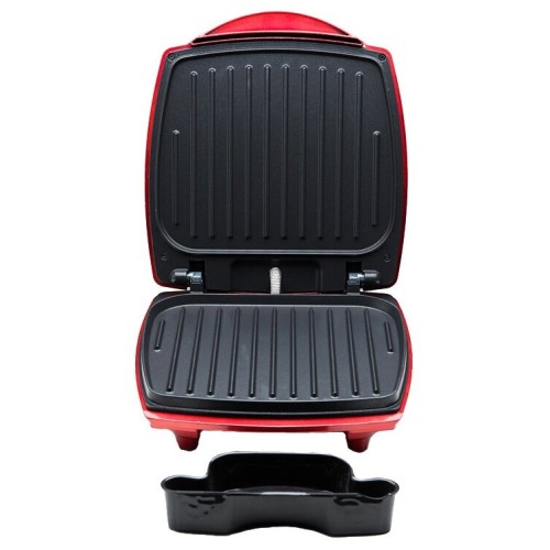 Гриль KITFORT KT-1610 1000Вт красный/черный