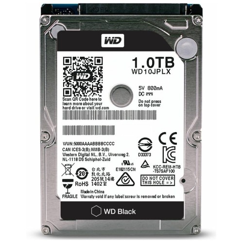 Жесткий диск Western Digital Blue™ WD10SPZX 1ТБ 2,5" 5400RPM 128MB (SATA III) Mobile