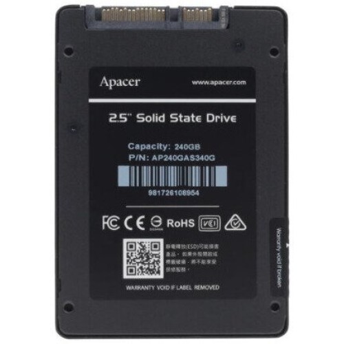 SSD накопитель 2.5" 240 Gb Apacer SATA 3 AS340G AP240GAS340G-1