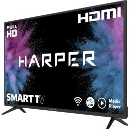 Телевизор HARPER 43F660T (43", FHD, черный)