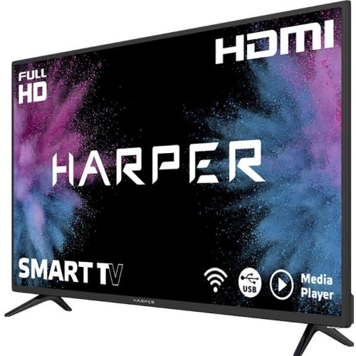 Телевизор HARPER 43F660T (43", FHD, черный)