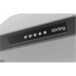 Вытяжка KORTING KHI 6530 N / 60 см, 450 м3/ч, встраиваемая механическое управление, 3 режима, угольн