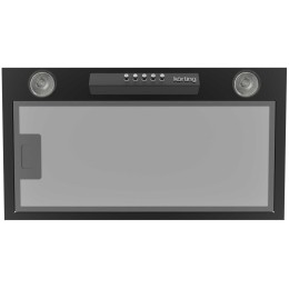 Вытяжка KORTING KHI 6530 N / 60 см, 450 м3/ч, встраиваемая механическое управление, 3 режима, угольн