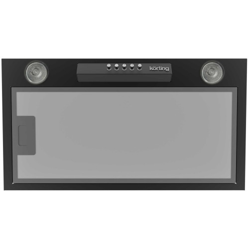Вытяжка KORTING KHI 6530 N / 60 см, 450 м3/ч, встраиваемая механическое управление, 3 режима, угольн