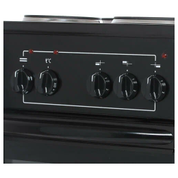 Электрическая плита ЛЫСЬВА ЭП 301 СТ черный эмаль