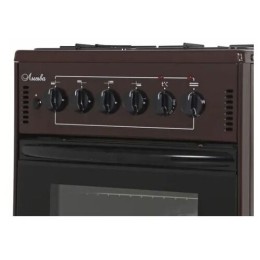 Комбинированная плита ЛЫСЬВА ЭГ 401-2у коричневый