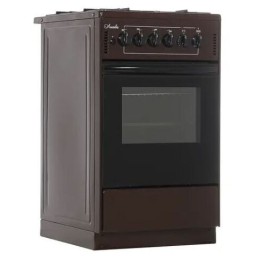 Комбинированная плита ЛЫСЬВА ЭГ 401-2у коричневый