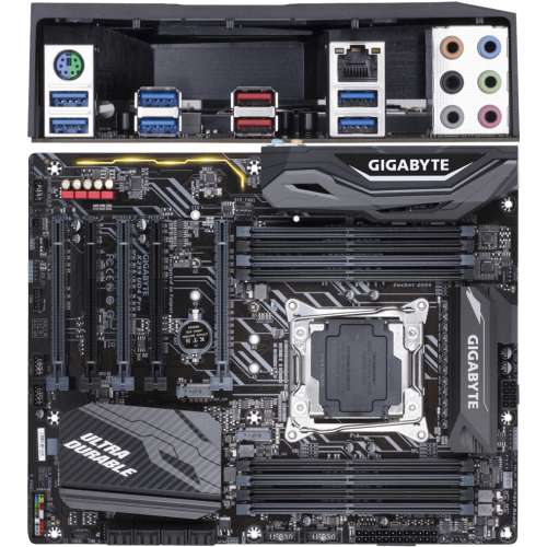 Материнская плата Gigabyte X299 UD4 Pro, Socket 2066, Intel®X299, 8xDDR4-2400, 5xPCI-Ex16, 8xSATA3,(RAID 0/1/5/10), 2xM.2, 8 Ch Audio, GLan, (0+4)xUSB2.0, (8+4)xUSB3.1, 1xPS/2, ATX, RTL