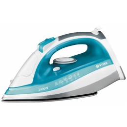 Утюг VITEK VT-1264 W Мощность 2400Вт. Материал подошвы керамика. Паровой удар 135 г/мин. Регулировка подачи пара. Постоянная подача пара. Функция разбрызгивания. Вертикальное отпаривание. Защита от накипи. Противокапельная система. Система самоочистки. Ме