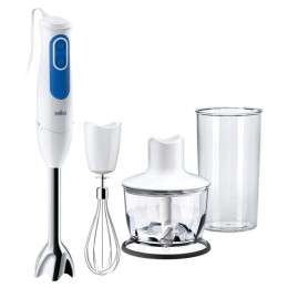 Блендер BRAUN MQ 3035 WH Sauce 700Вт белый/синий