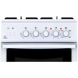 Комбинированная плита FLAMA RK 23-121 W белый