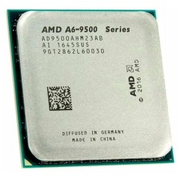 Процессор CPU AMD A6-9500 <AD9500AGM23AB> OEM (AM4, 3.5GHz up to 3.8GHz/1Mb, 2C/2T, Bristol Ridge, 28nm, 65W, Radeon R5 Series)