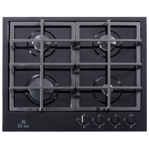 Газовая варочная поверхность DE LUXE TG4_750231F-075 4-х конфорочная, газ-контроль, электро.розжи
