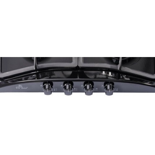 Газовая варочная поверхность DE LUXE 5840.00гмв-055чр 4-х конфорочная, газ-контроль, электро.розж