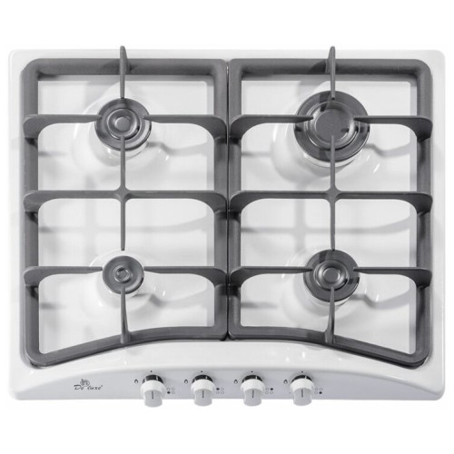 Газовая варочная поверхность DE LUXE 5840.00гмв-054чр  4-х конфорочная, электро.розжиг в ручке, эм