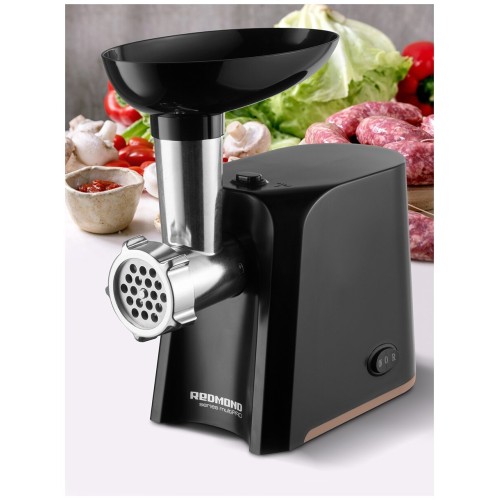 Мясорубка REDMOND RMG-1223-6 1000Вт черный/серебристый