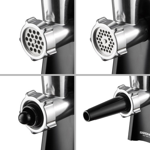 Мясорубка REDMOND RMG-1223 1000Вт черный/серебристый