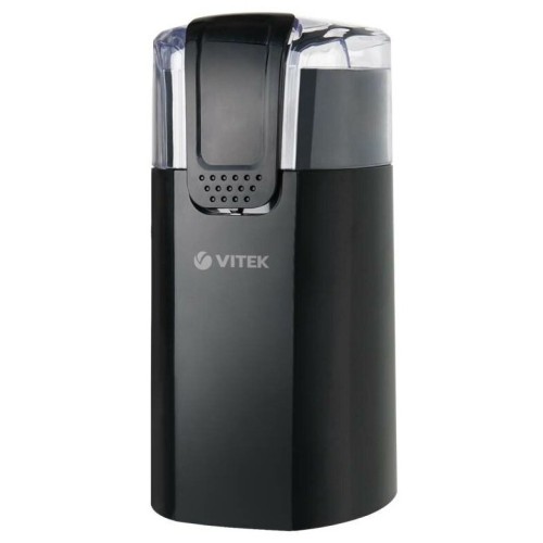 Кофемолка VITEK VT-7124(BK) Мощность 150 Вт Ёмкость 30 г Чаша из нержавеющей стали.