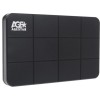 Внешний корпус для HDD AgeStar 3UB2P1 SATA III пластик черный 2.5"