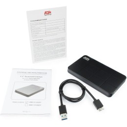 Внешний корпус для HDD AgeStar 3UB2P1 SATA III пластик черный 2.5"