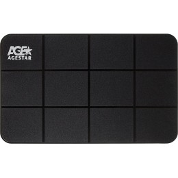 Внешний корпус для HDD AgeStar 3UB2P1 SATA III пластик черный 2.5"