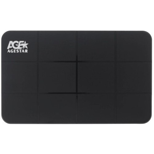 Внешний корпус для HDD AgeStar 3UB2P1 SATA III пластик черный 2.5"