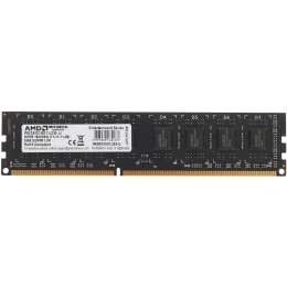 Модуль памяти 8GB AMD Radeon™ DDR3 1600 DIMM R3 Value Series Black R538G1601U2S-U Non-ECC, CL9, 1.5V, Retail