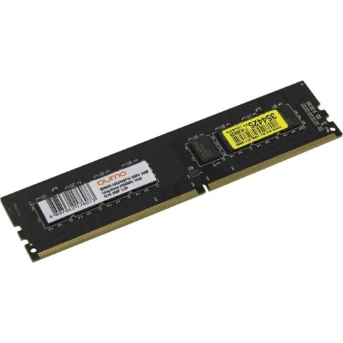 Модуль памяти QUMO DIMM DDR-4 16GB 2400 MHz PC- 19200 1Gx8 CL16  288P 1,2V (QUM4U-16G2400P16)