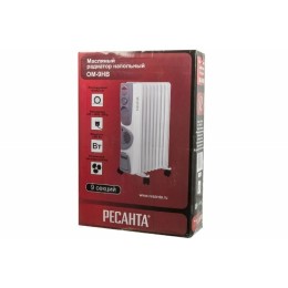Масляный обогреватель РЕСАНТА ОМ-9НВ (2,4 кВт) 