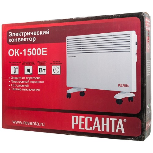 Конвектор РЕСАНТА ОК-1500Е (LED)