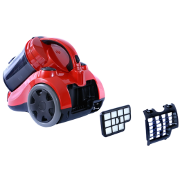 Пылесос CENTEK CT-2530 (красн/черн) мультициклон 2300/400Вт, стакан 2 л , телескоп металл. трубка