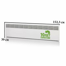 Конвектор FINNHEAT EPHBM20PR мех.термост, вилка, 2000Вт 152.3х38.9 см