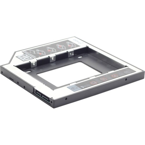 Контейнер для HDD Gembird MF-95-02 Низкопрофильный адаптер для 2.5-дюймового накопителя в отсек 5.25 дюйма, 12 мм
