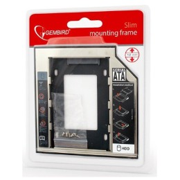 Контейнер для HDD Gembird MF-95-02 Низкопрофильный адаптер для 2.5-дюймового накопителя в отсек 5.25 дюйма, 12 мм