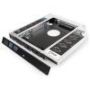 Контейнер для HDD Gembird MF-95-02 Низкопрофильный адаптер для 2.5-дюймового накопителя в отсек 5.25 дюйма, 12 мм