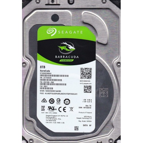 Жесткий диск SATA 8TB 5400RPM 6GB/S 256MB ST8000DM004 SEAGATE 3.5