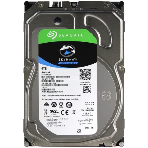 Жесткий диск Seagate 6Tb 5400rpm SATA 6GB/S 256MB ST6000DM003 SEAGATE Barracuda 3.5