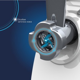 Мясорубка АКСИОН М 31.04 белый