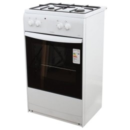 Комбинированная плита DARINA S KM521 300 W, 50х45см, 2 газ. конфорки, эл. духовка, цвет белый