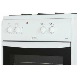 Комбинированная плита DARINA S KM521 300 W, 50х45см, 2 газ. конфорки, эл. духовка, цвет белый