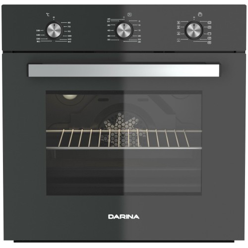 Духовой шкаф Электрический Darina 1V5 BDE 112 707 B черный, встраиваемый