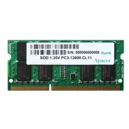 Модуль памяти Apacer SO-DIMM DDR3 4Gb (pc-12800) 1600MHz 1,35V Apacer Retail AS04GFA60CATBGJ/DV.04G2K.KAM