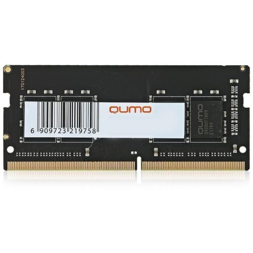 Модуль памяти QUMO SO-DIMM DDR-4 8GB  2400MHz  1Gx8   Retai CL16 (QUM4S-8G2400P16)