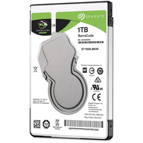 Жесткий диск SEAGATE HDD Mobile Barracuda25 Guardian (2.5'/ 1TB/ SATA 6Gb/s/ rmp 7200)