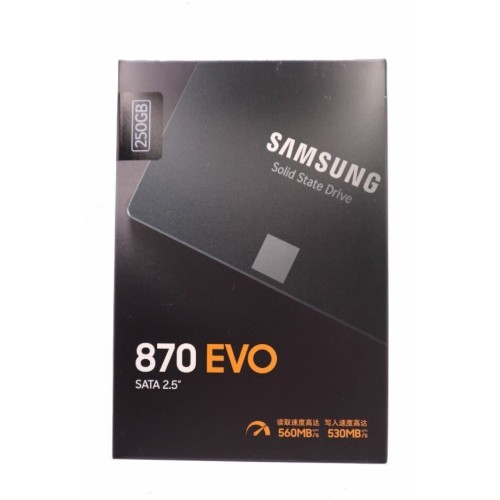 Твердотельный накопитель SSD M.2 250GB Samsung 860 EVO (R550/W520Mb/s, V-NAND, SATA 6Gb/s, 2280) (MZ-N6E250BW)
