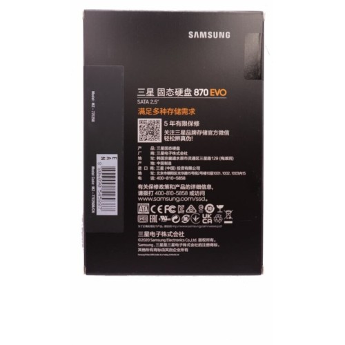 Твердотельный накопитель SSD M.2 250GB Samsung 860 EVO (R550/W520Mb/s, V-NAND, SATA 6Gb/s, 2280) (MZ-N6E250BW)