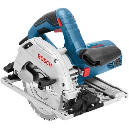 Пила циркулярная BOSCH GKS 55+ GCE (0.601.682.100)  1350Вт 2100-4700об/мин 90°/45°- 63/47мм 3.8кг