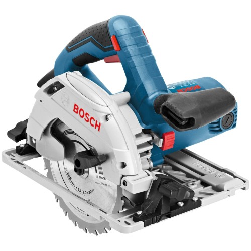Пила циркулярная BOSCH GKS 55+ GCE (0.601.682.100)  1350Вт 2100-4700об/мин 90°/45°- 63/47мм 3.8кг