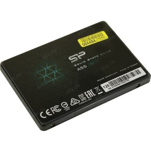 SSD накопитель SILICON POWER Ace A55 SP128GBSS3A55S25 128Гб, 2.5"", SATA III"